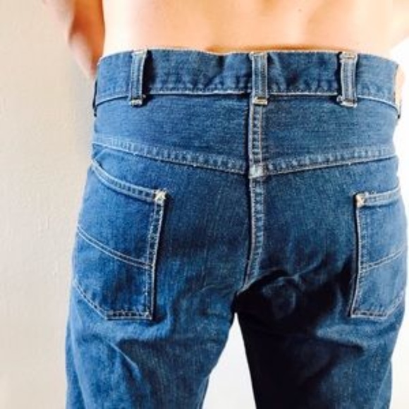 VINTAGE MENS CIRCLE RANCH SEARS BLUE JEANS 0029 - Picture 5 of 8